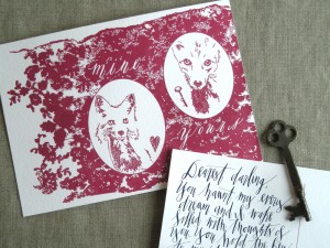 fox postcard front