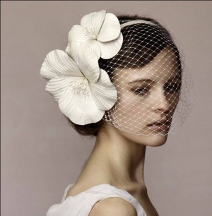 double poppy with veiling