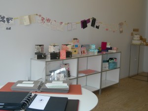 brooklyn popup stationery wall