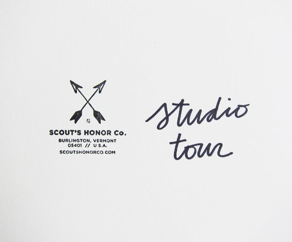 Studio tour: Scout’s Honor Co.