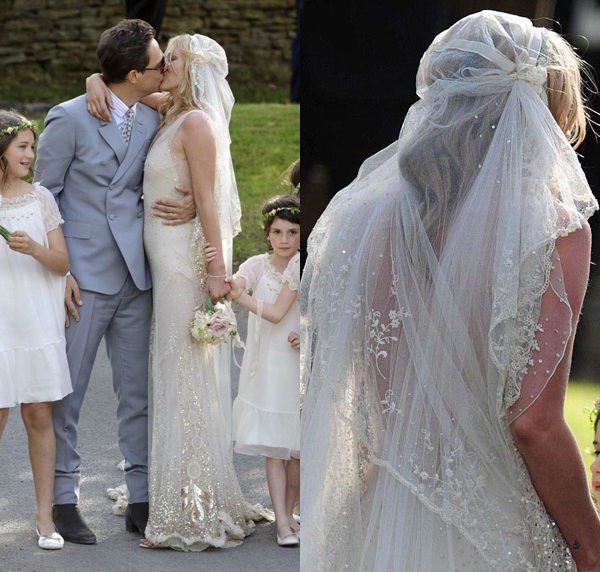 Kate moss clearance wedding gown