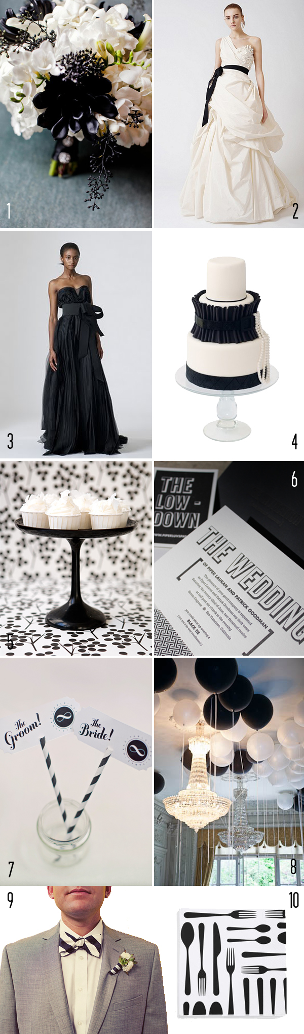 Top 10: Black and white details
