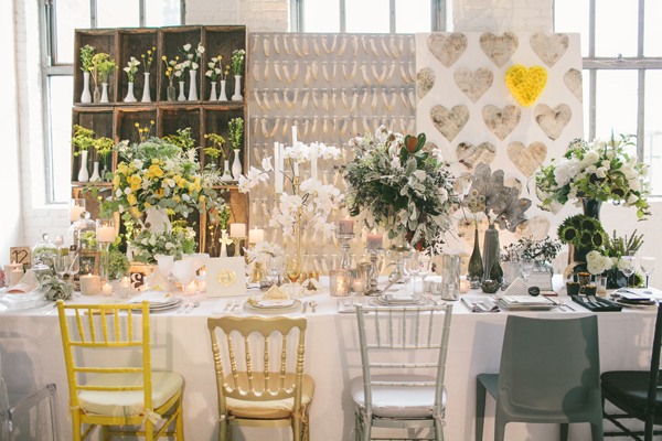 eclectic centerpieces by hatch creative