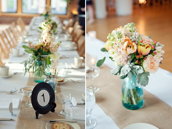 centerpieces & table numbers