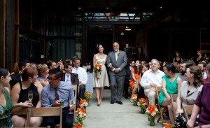 bride & father at brooklyn winery wedding
