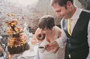 donut instead of wedding cake