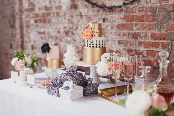 chanel inspired dessert display