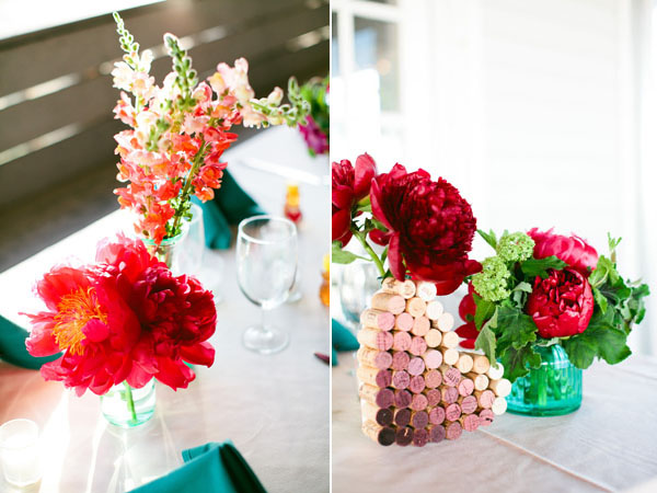 colorful centerpieces