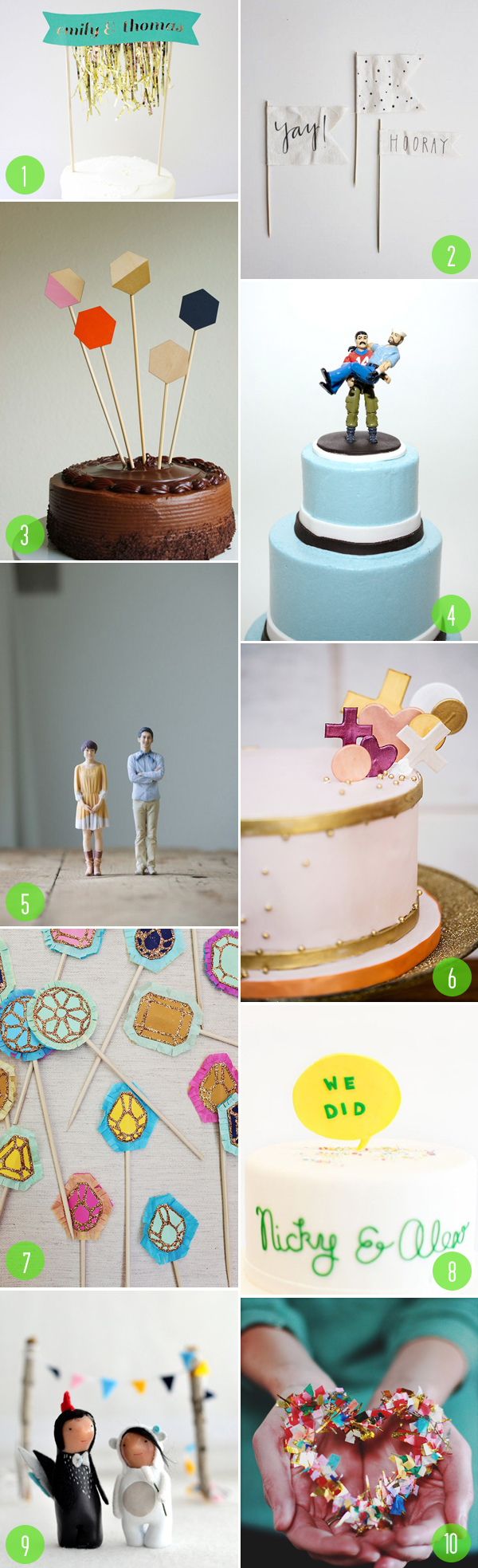 top 10: cake toppers 3