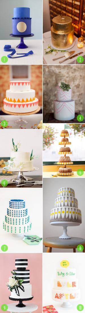 top 10: modern wedding cakes 6