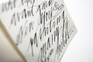 modern calligraphy