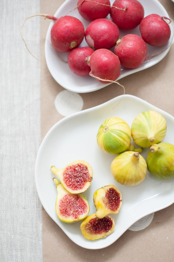 tiger figs and radishes