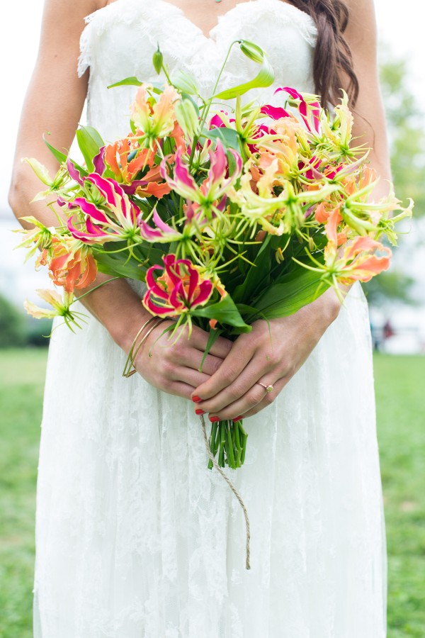 bright pink bouquet