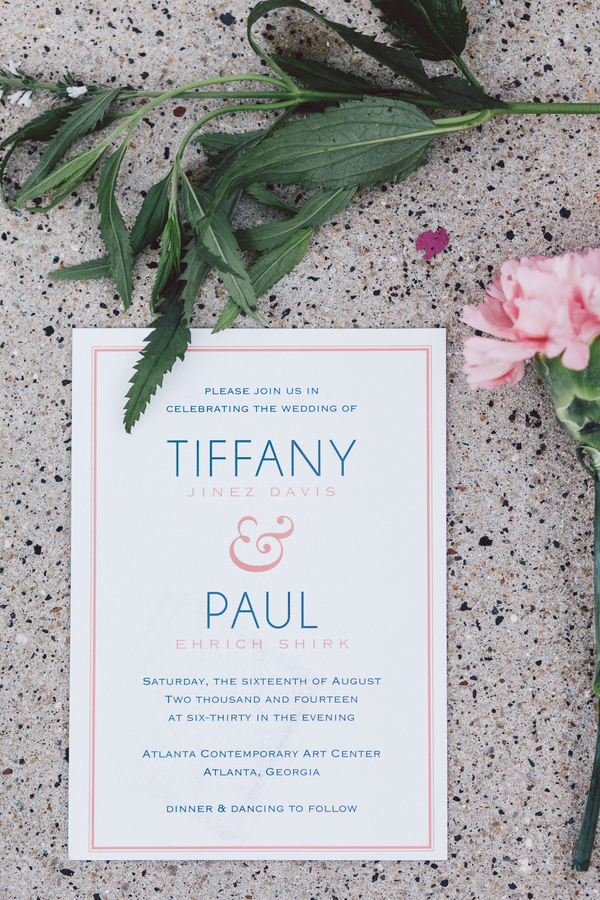 typographic invitation