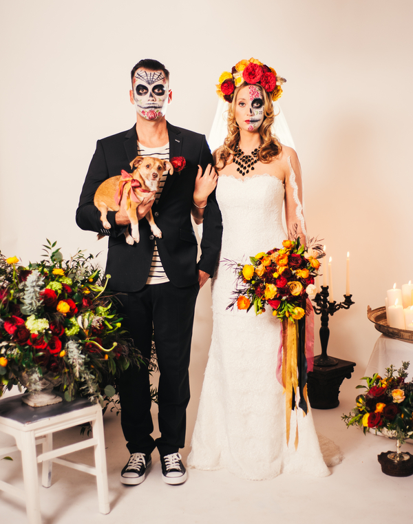 Day of the Dead inspiration shoot - Brooklyn Bride - Modern Wedding Blog