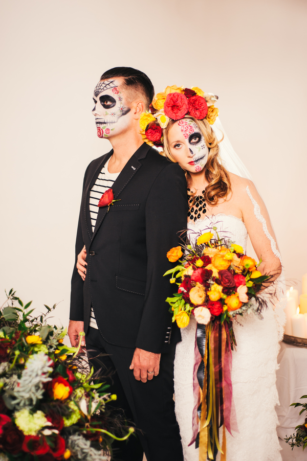 Day of the Dead inspiration shoot - Brooklyn Bride - Modern Wedding Blog