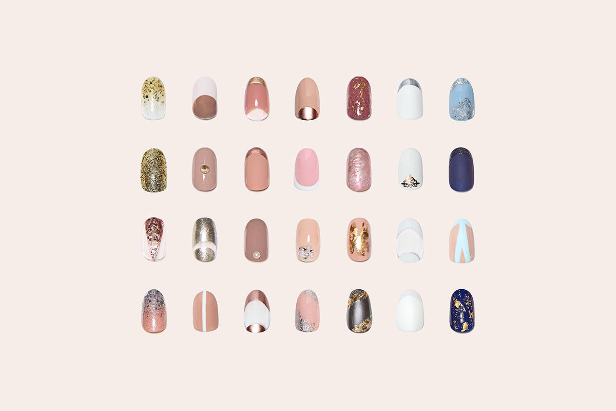 Bridal nails from Paintbox Brooklyn Bride Modern Wedding Blog