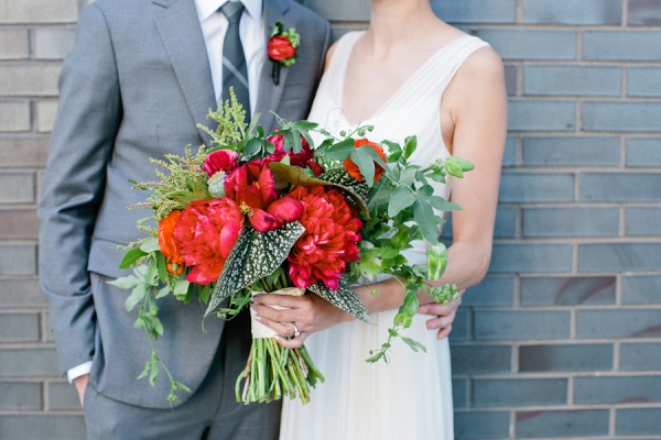 bold red bouquet