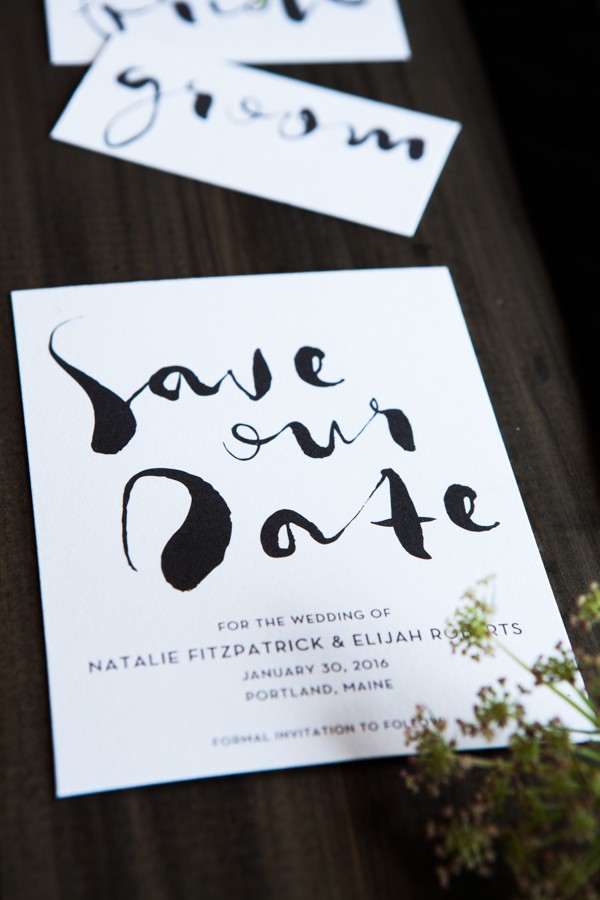 handwritten save the date