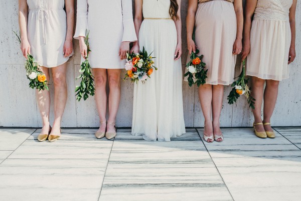 bridesmaids & bouquets