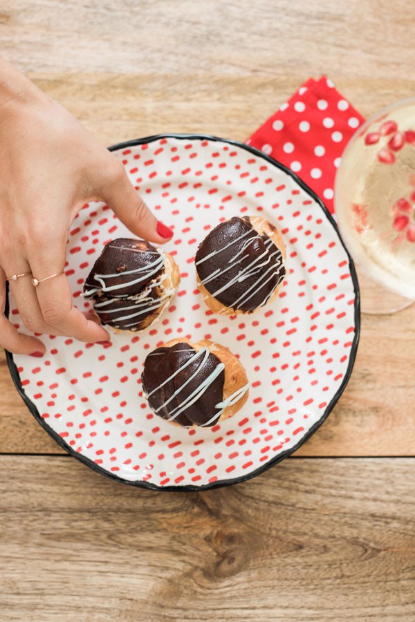 holiday cream puffs