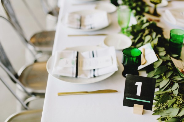 modern table numbers
