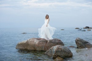 beachy wedding dress