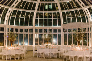 Evening Conservatory Wedding Reception