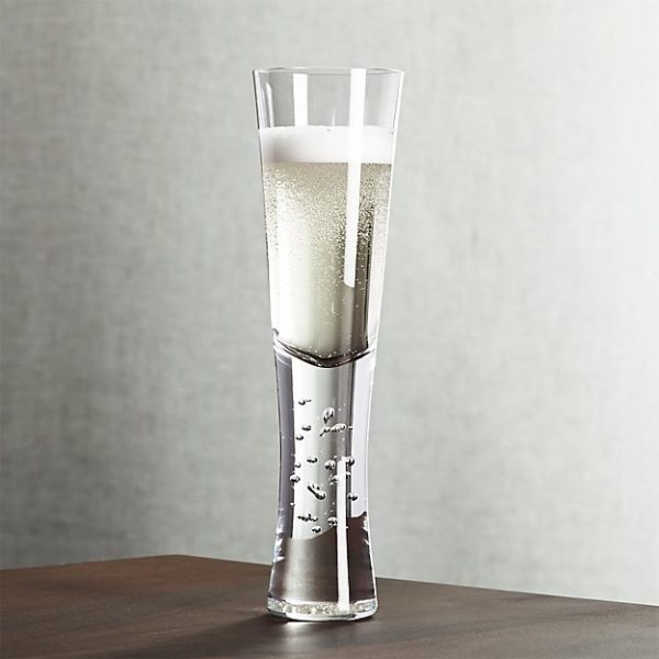 cylinder champagne flutes