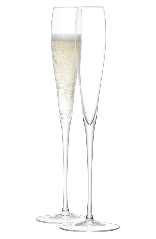 Tall skinny on sale champagne glasses