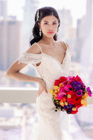 Bold Modern Colorful Wedding Inspiration Simone Vega-7