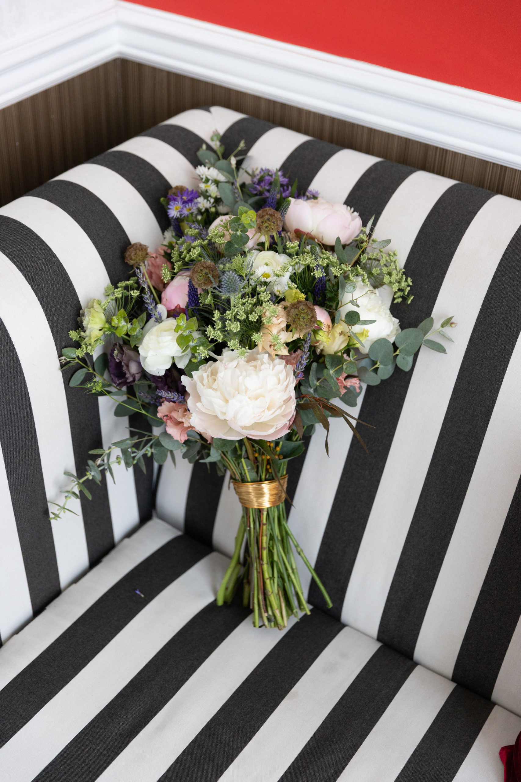 Modern Garden Inspired Wedding Bouquet