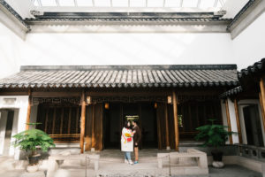 Met Chinese Garden Engagement Photos 3