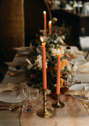 Candlelit WEdding Tablescape