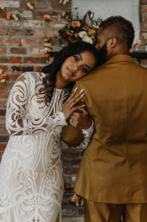 Sweet Romantic Wedding Portrait