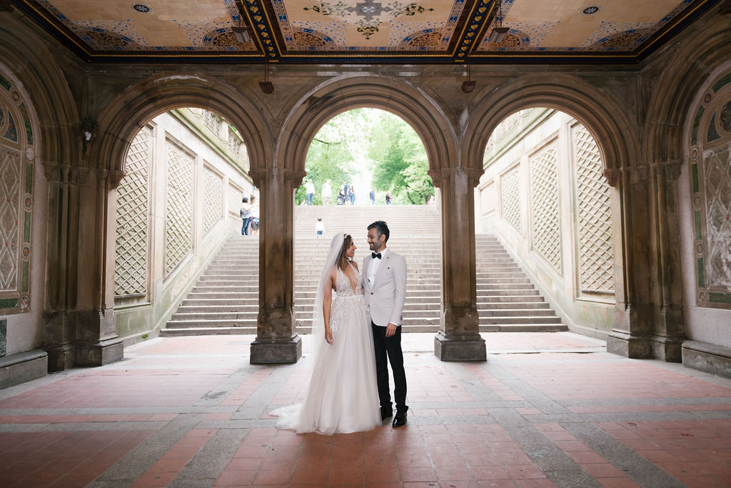 Central Park Wedding Portrait