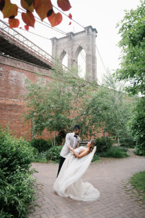 Dumbo Brooklyn Wedding Portrait