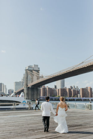 Brooklyn Bridge Wedding Photo