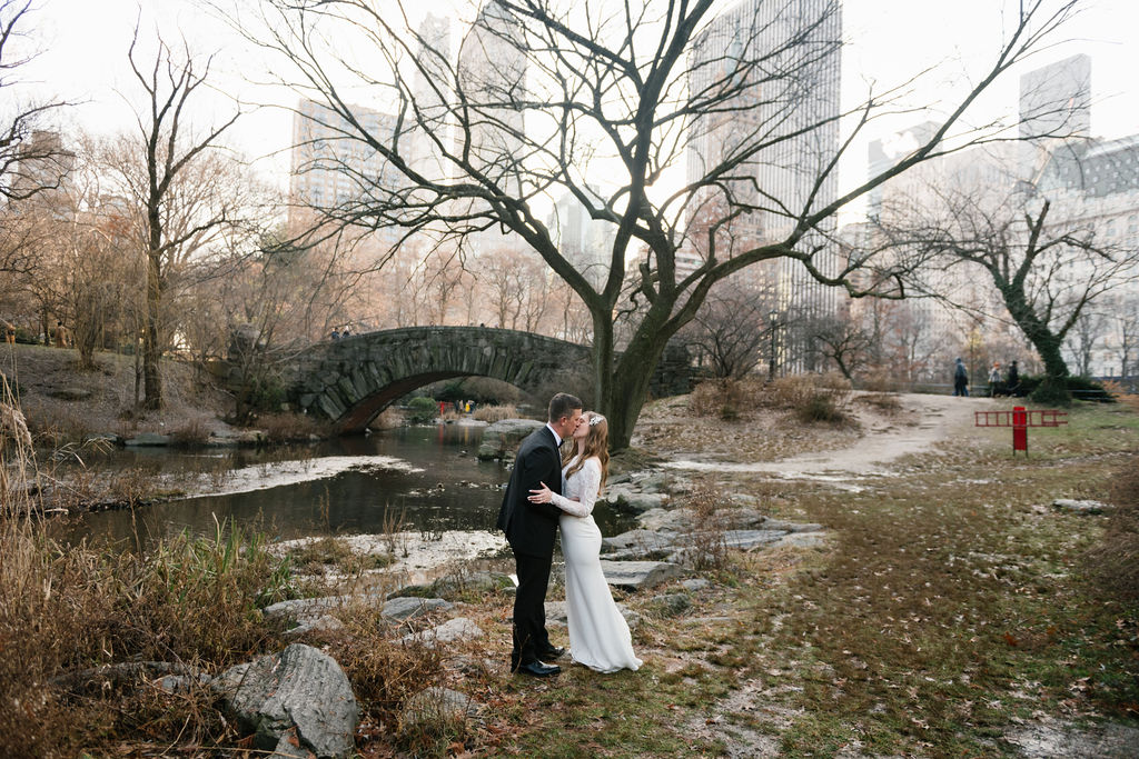 Christmastime Elopement in Central Park