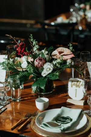 Tropical Wedding Centerpiece