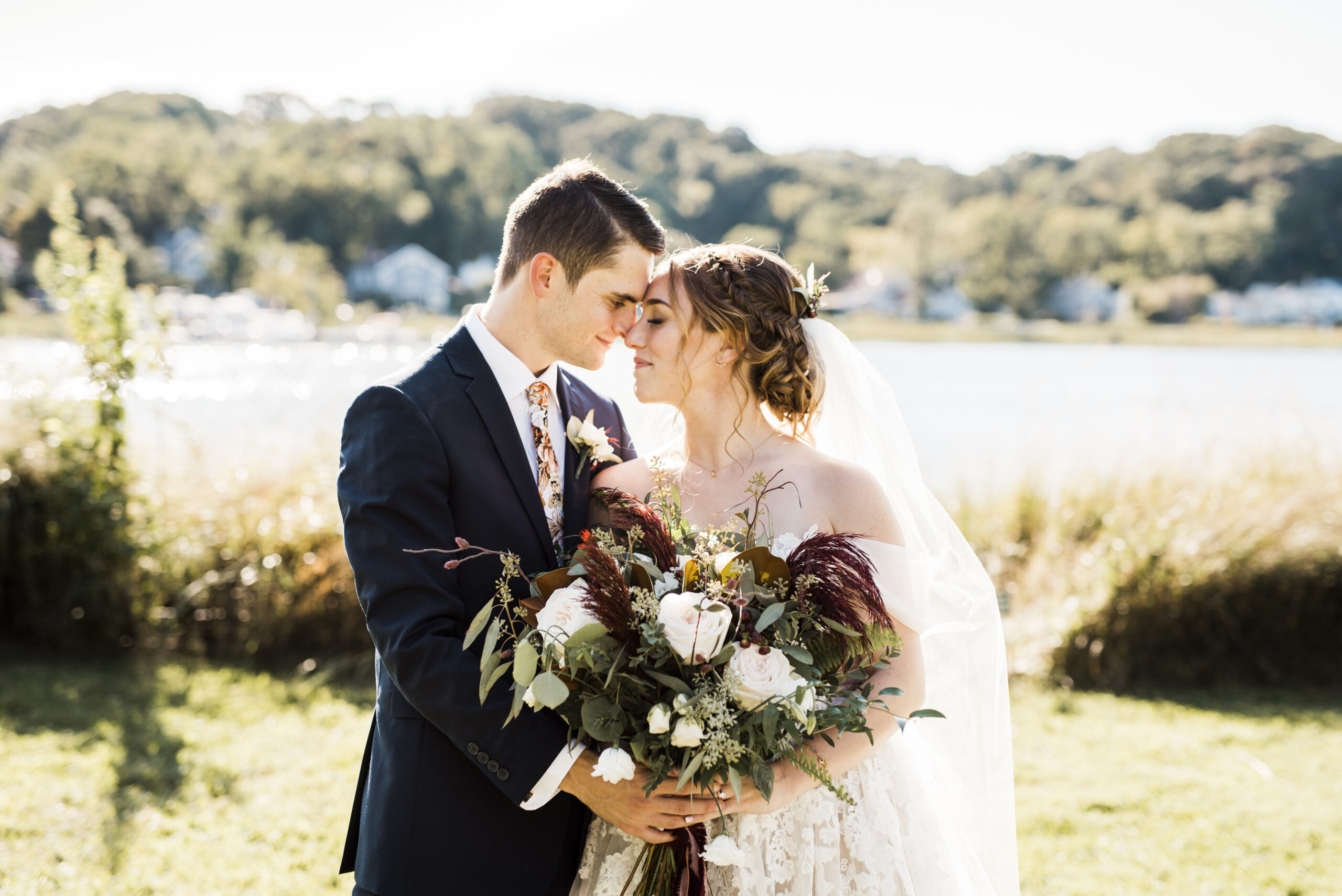Relaxed and Intimate Celebration At A Private Beach in New York Wedding | Brooklyn Bride