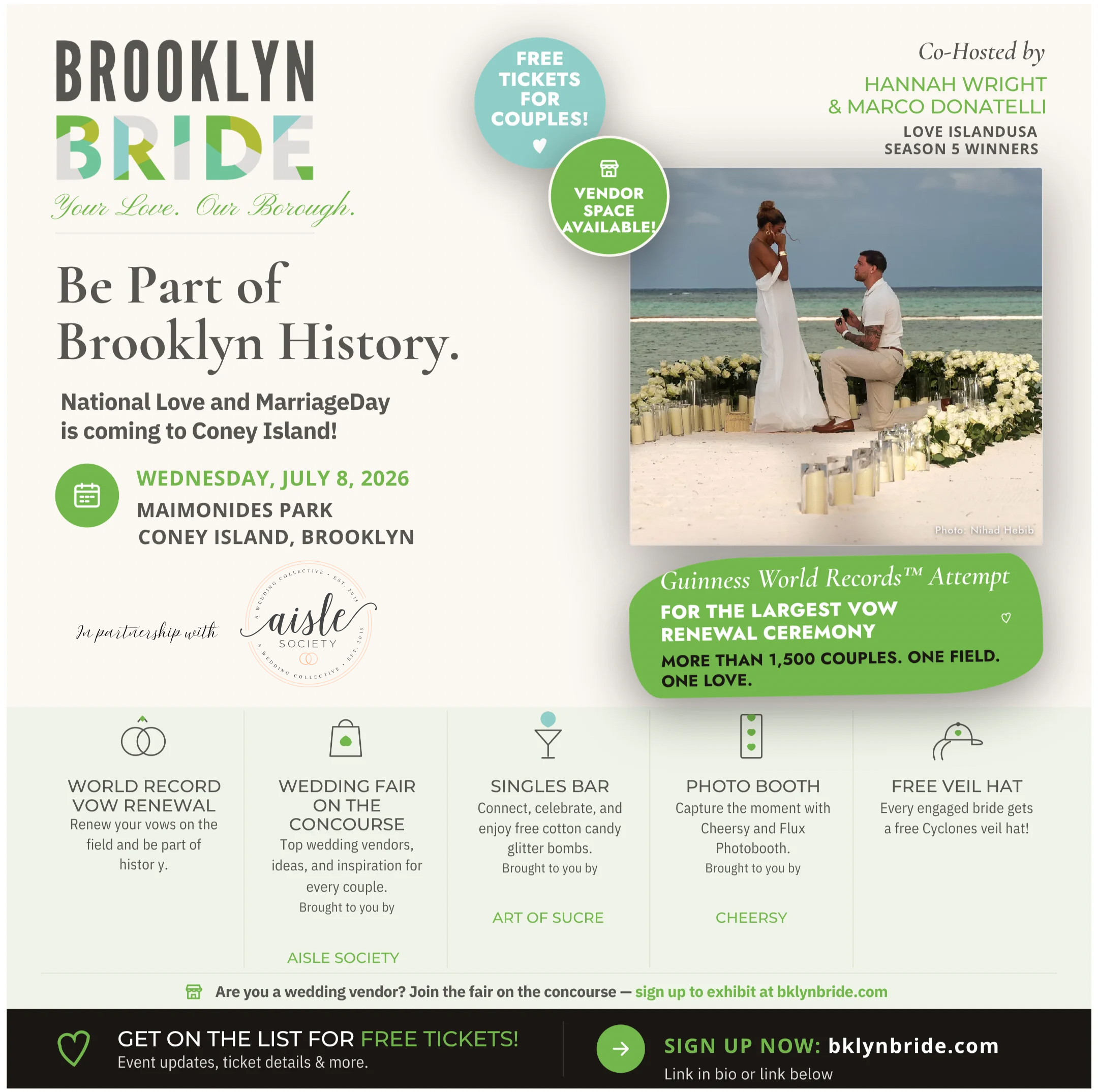 Love and Marriage Day at the Brooklyn Cyclones, Brooklyn wedding fair 2026